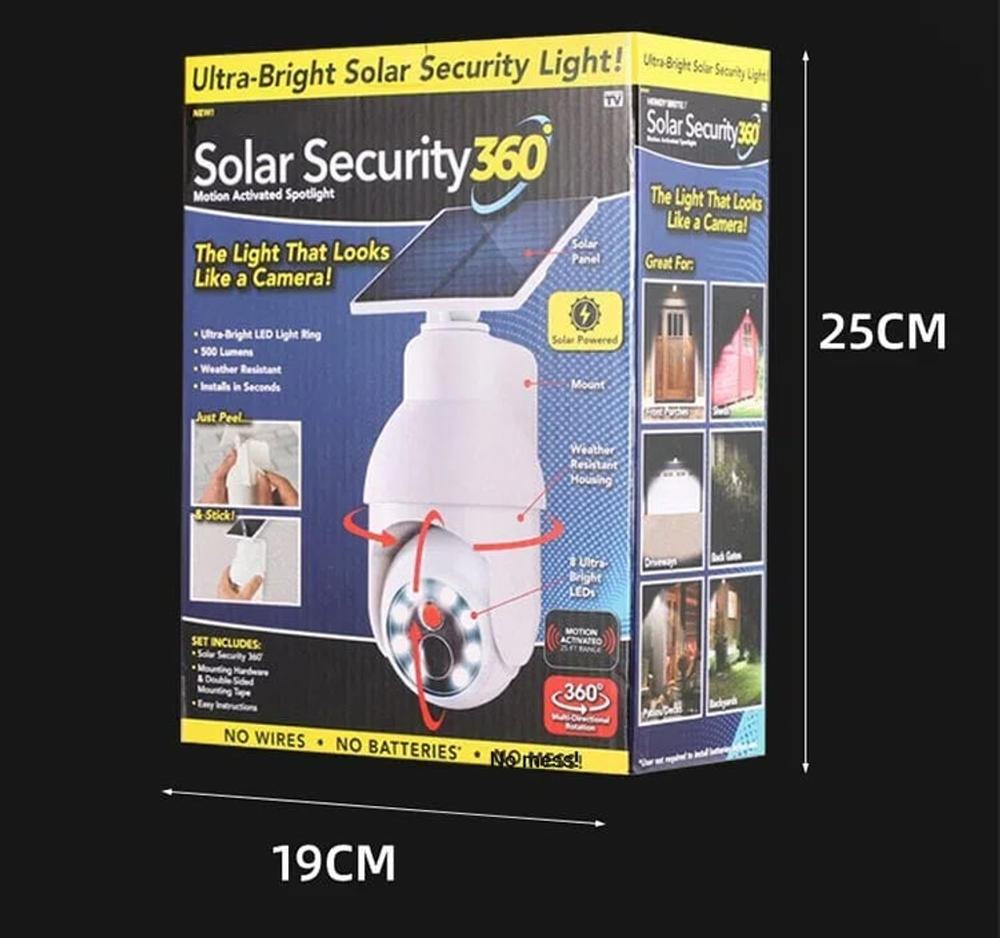 ⏰Sale 49% OFF - Solar-Powered Simulated Surveillance Camera Street Light